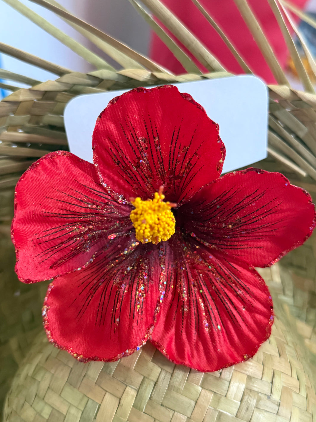 Flor grande roja