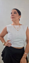Load image into Gallery viewer, Luna eyelet top by Juany Reyes
