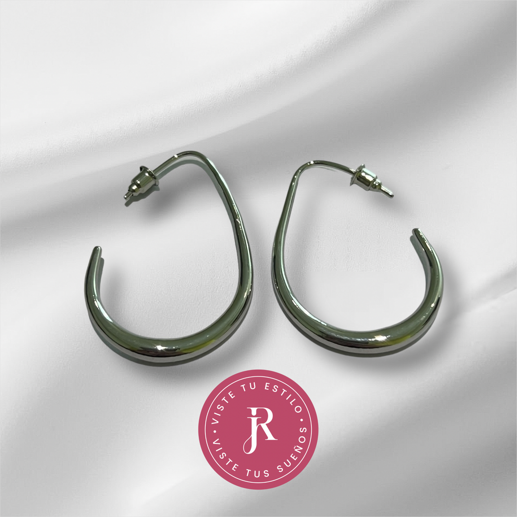 Pantallas Stainless Steel - Hoop Earrings